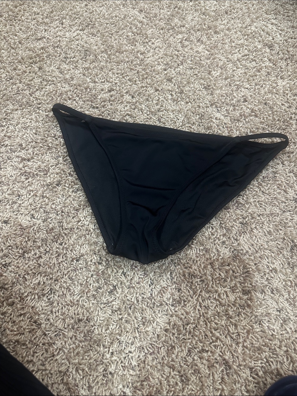 NWOT Victoria's Secret Black Bikini Bottom - Low Rise Brief size M